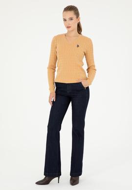 Kadın Mavi Jean Pantolon - 50289223011