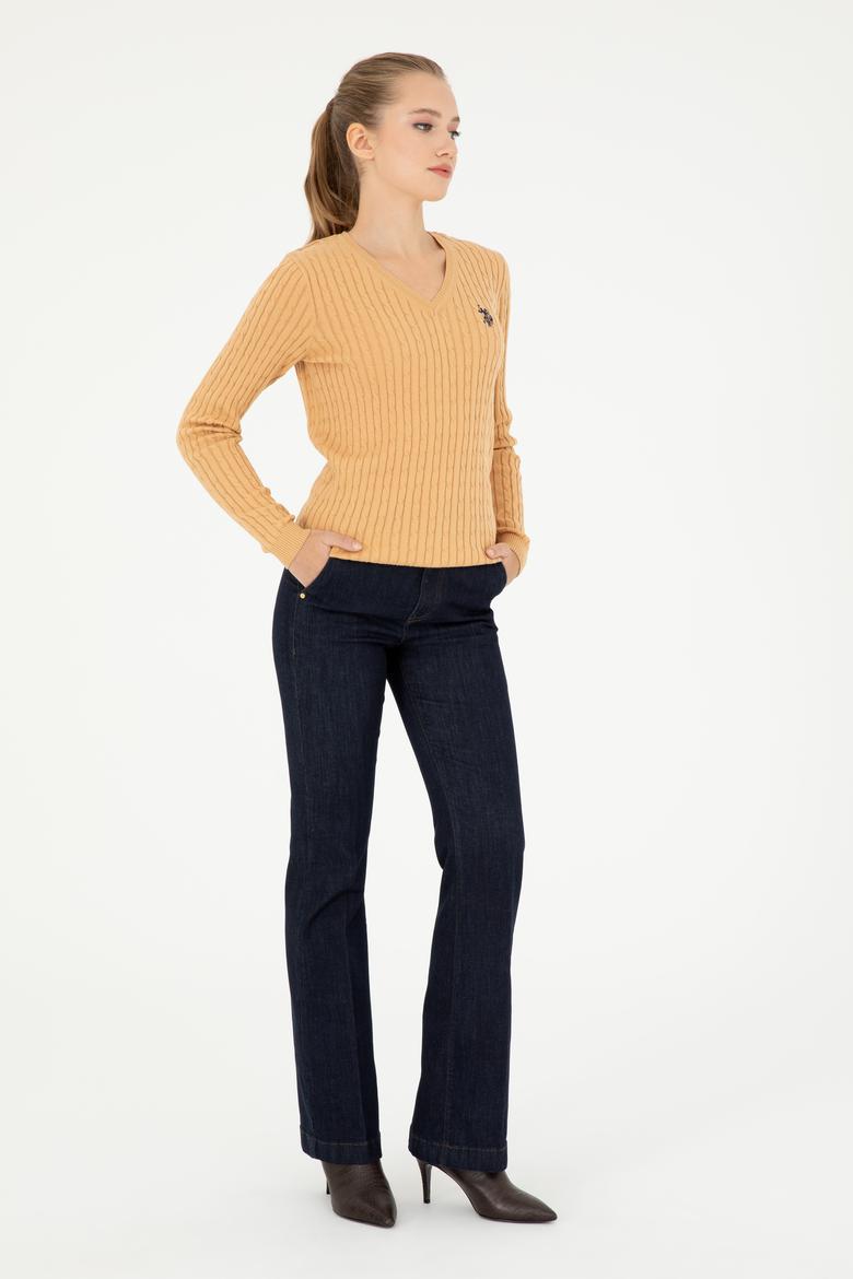 Kadın Mavi Jean Pantolon - 50289223011