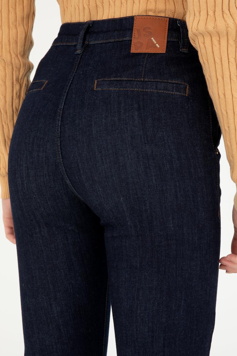 Kadın Mavi Jean Pantolon - 50289223011