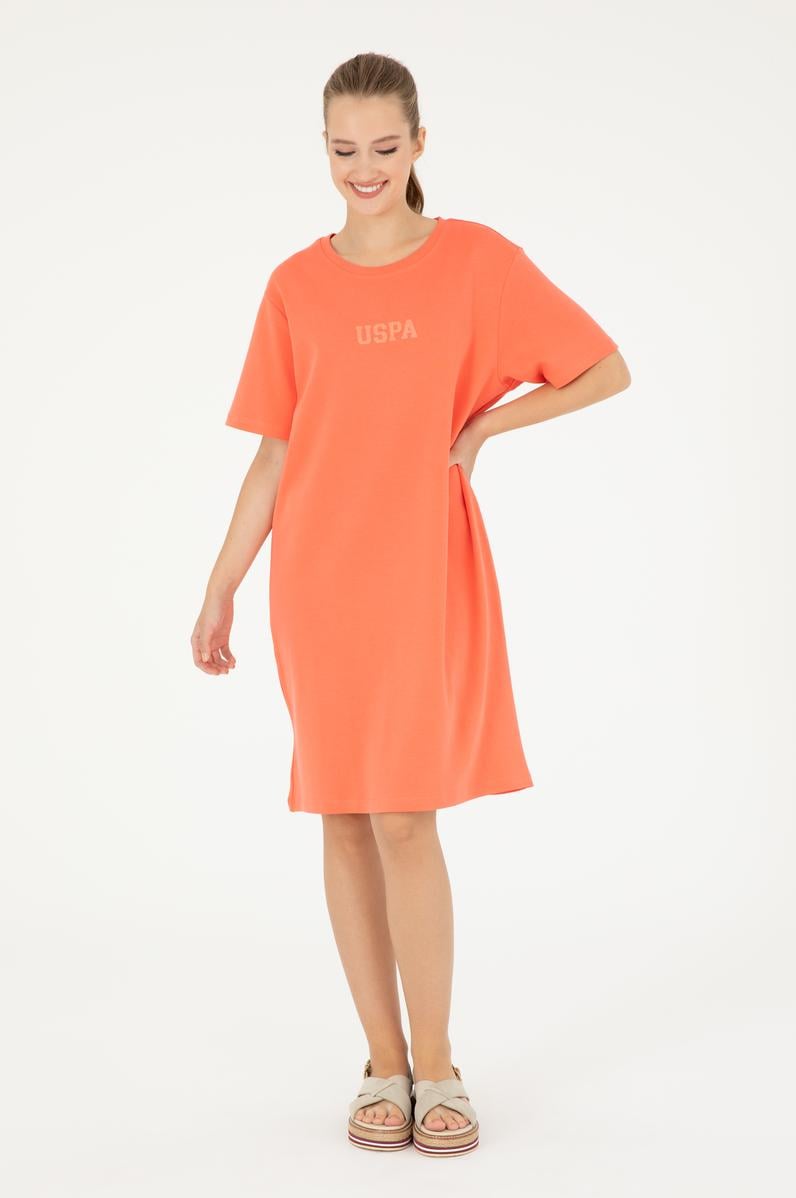 Kadın Nar Çiçeği Örme Elbise