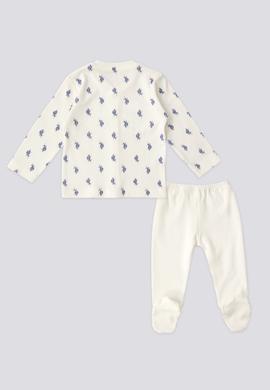 Erkek Bebek Patikli Baskılı 3'lü Tulum - 50302012001