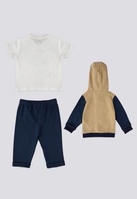 Erkek Bebek 3'lü Bej Takım - 50301969002