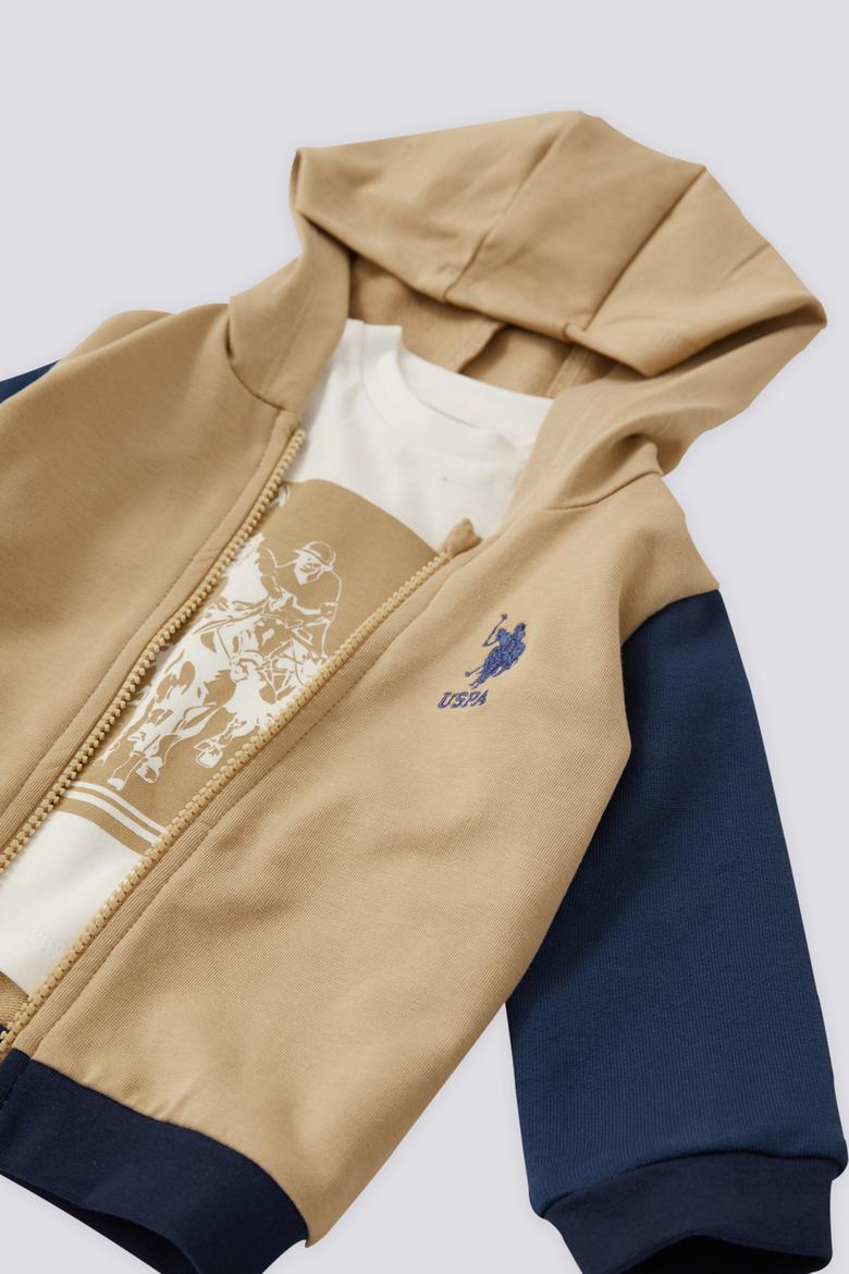 Erkek Bebek 3'lü Bej Takım - 50301969002