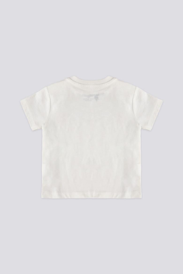 Erkek Bebek Kısa Kol Şapkalı 3'lü Takım - 50303393002