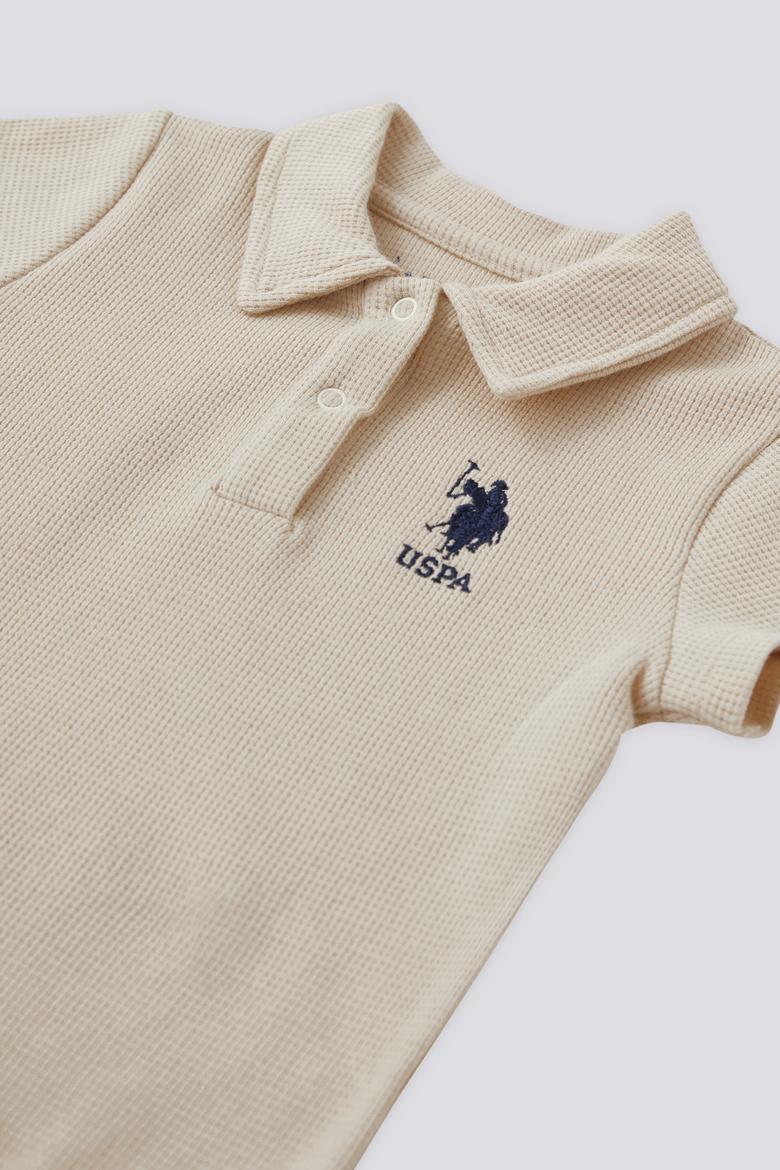 Erkek Bebek Bej Tulumlu 2'li Takım - 50301994001