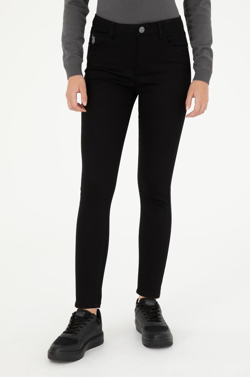 Kadın Siyah Kanvas Pantolon