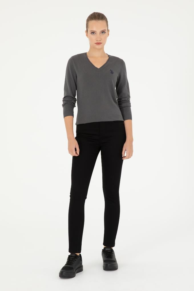 Kadın Siyah Kanvas Pantolon