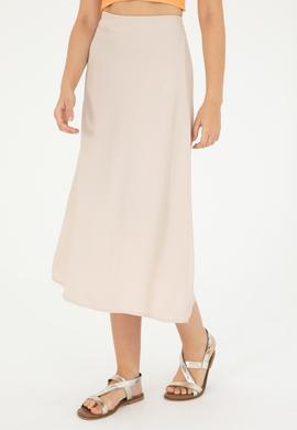 Kadın Taş Midi Boy Dokuma Etek - 50282399013