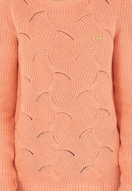 Kadın Somon Bisiklet Yaka Kazak - 50293054016