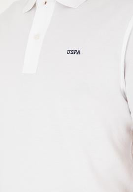 Erkek Regular Fit Polo Yaka Beyaz Basic Tişört - 50284641001