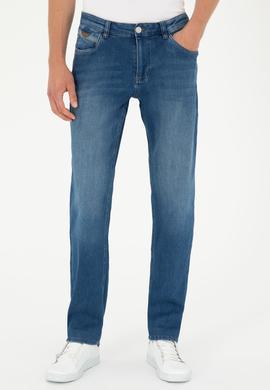 Erkek Mavi Jean Pantolon - 50280822045