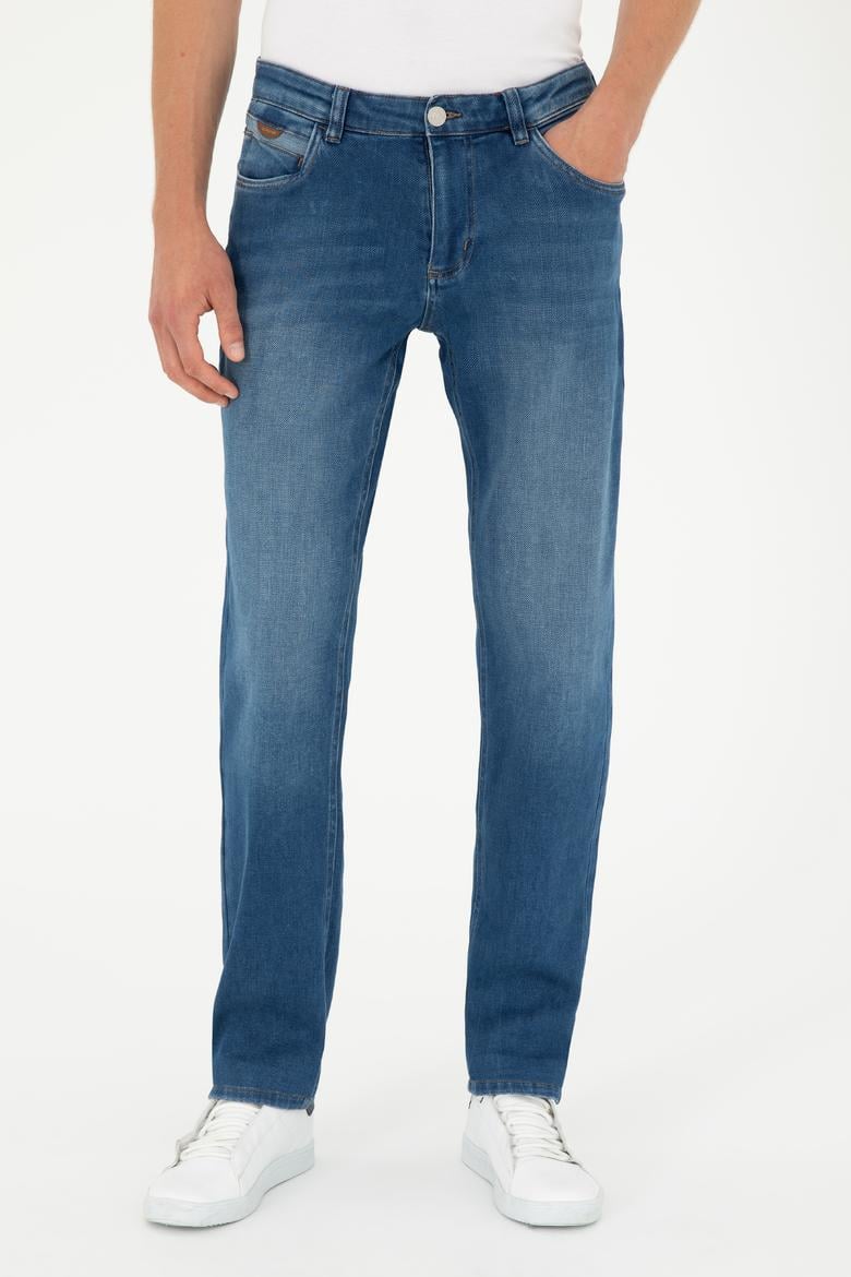 Erkek Mavi Jean Pantolon - 50280822045