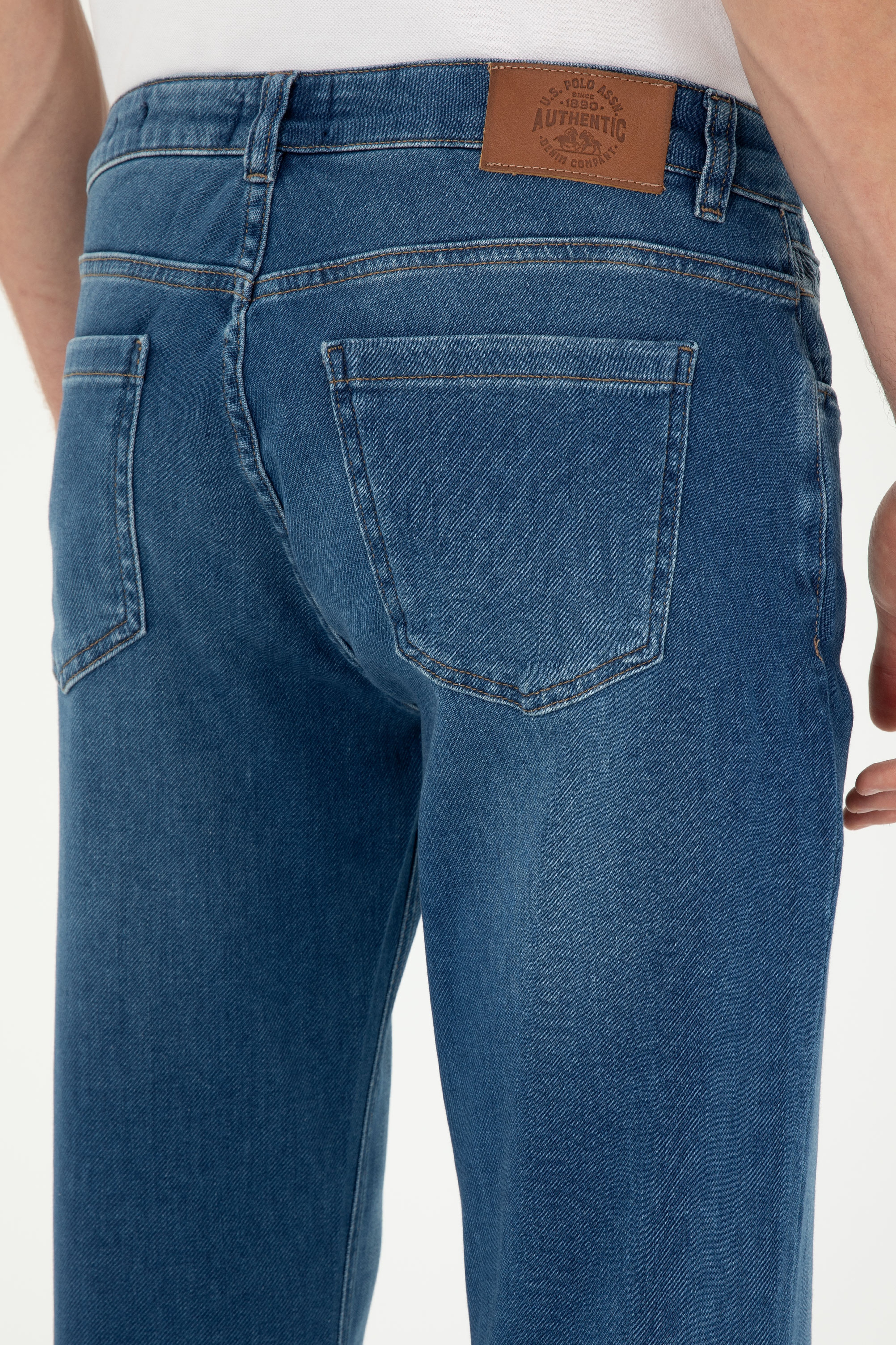 Erkek Mavi Jean Pantolon - Image 6
