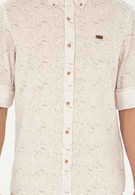 Erkek Haki Uzun Kollu Gömlek - 50288660016