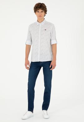 Erkek Taş Uzun Kollu Gömlek - 50288660001