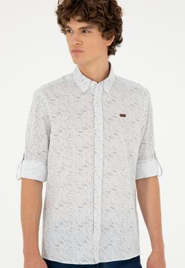 Erkek Taş Uzun Kollu Gömlek - 50288660001