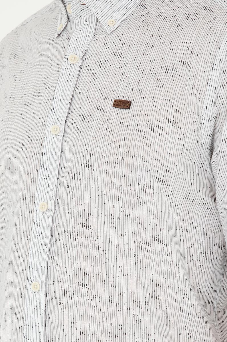 Erkek Taş Uzun Kollu Gömlek