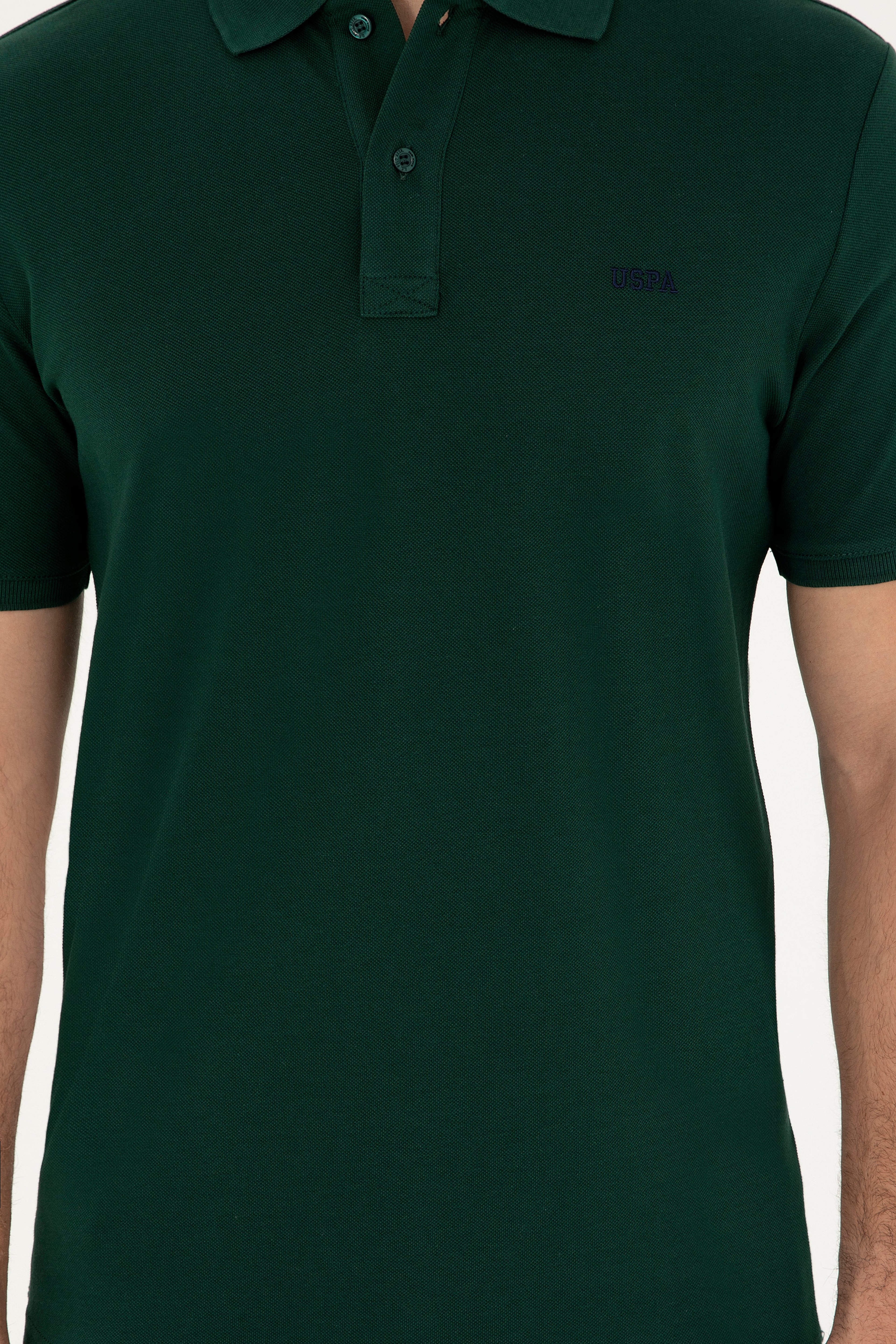Erkek Koyu Yeşil Basic Tişört