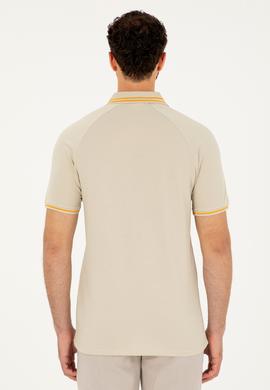 Erkek Regular Fit Polo Yaka Taş Tişört - 50287106017