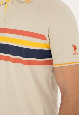 Erkek Regular Fit Polo Yaka Taş Tişört - 50287106017