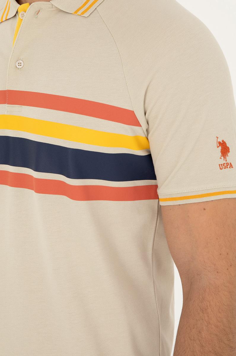 Erkek Regular Fit Polo Yaka Taş Tişört