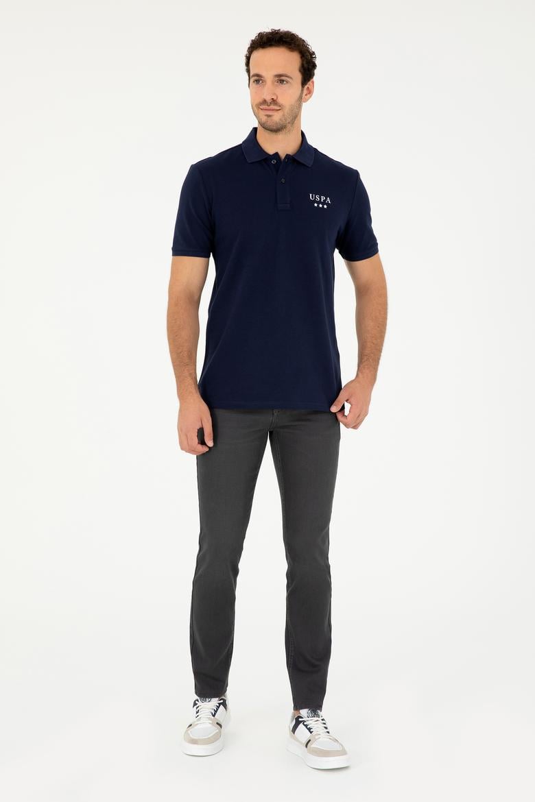 Erkek Regular Fit Polo Yaka Lacivert Tişört - 50288504035