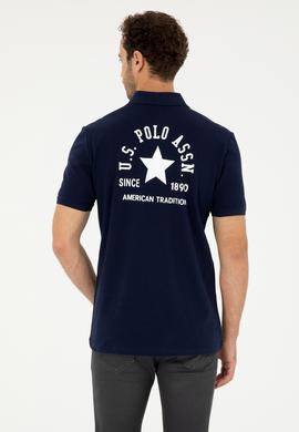 Erkek Regular Fit Polo Yaka Lacivert Tişört - 50288504035