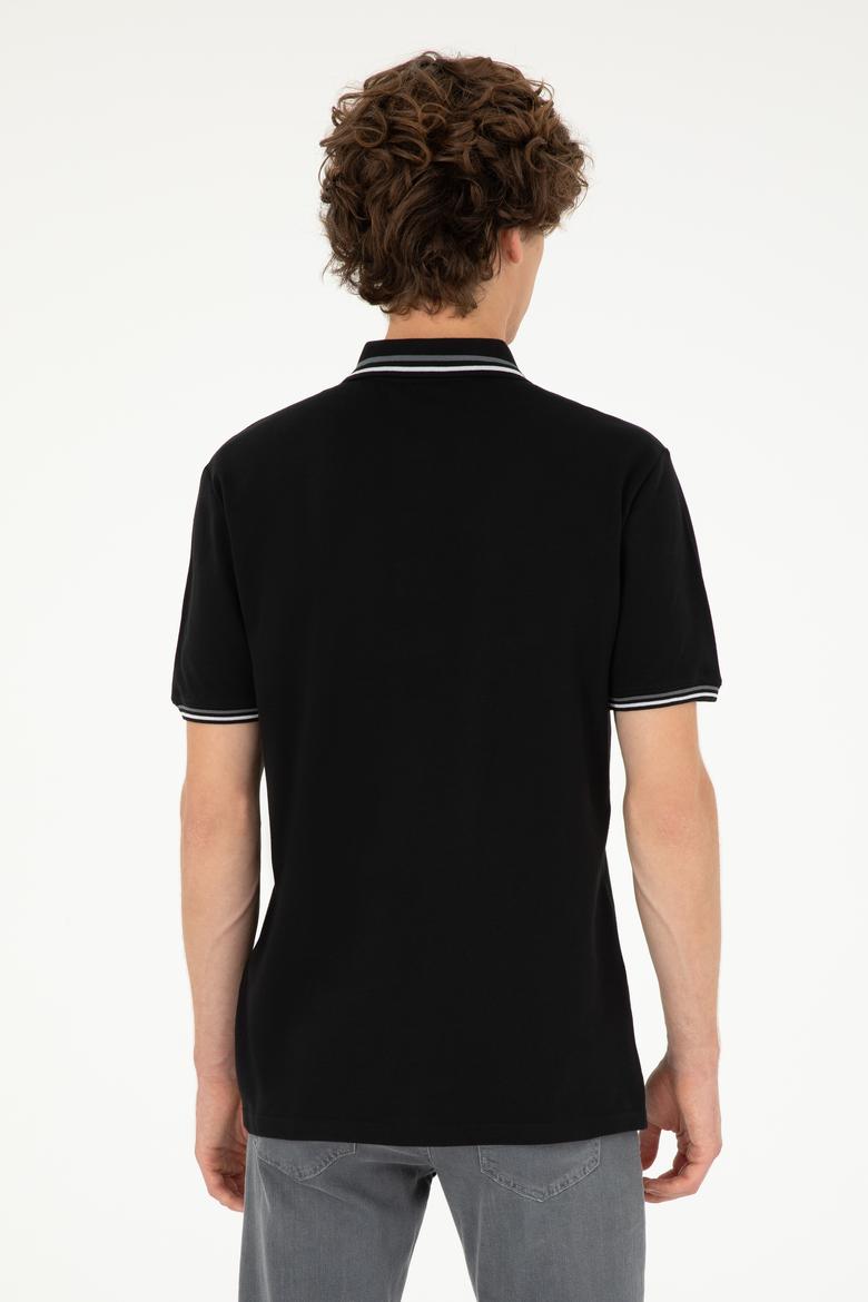 Erkek Siyah Basic Tişört - 50284639041