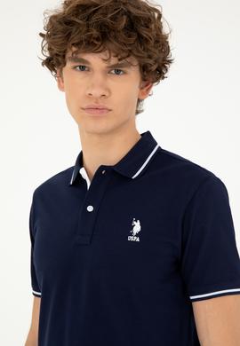 Erkek Lacivert Basic Tişört - 50284631049