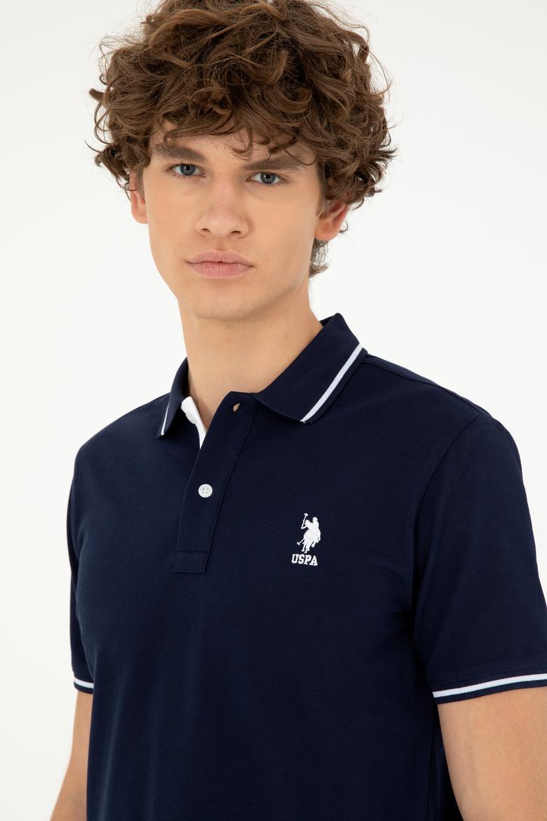 Erkek Lacivert Basic Tişört - 50284631049