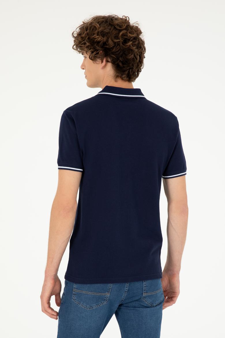 Erkek Lacivert Basic Tişört - 50284631049