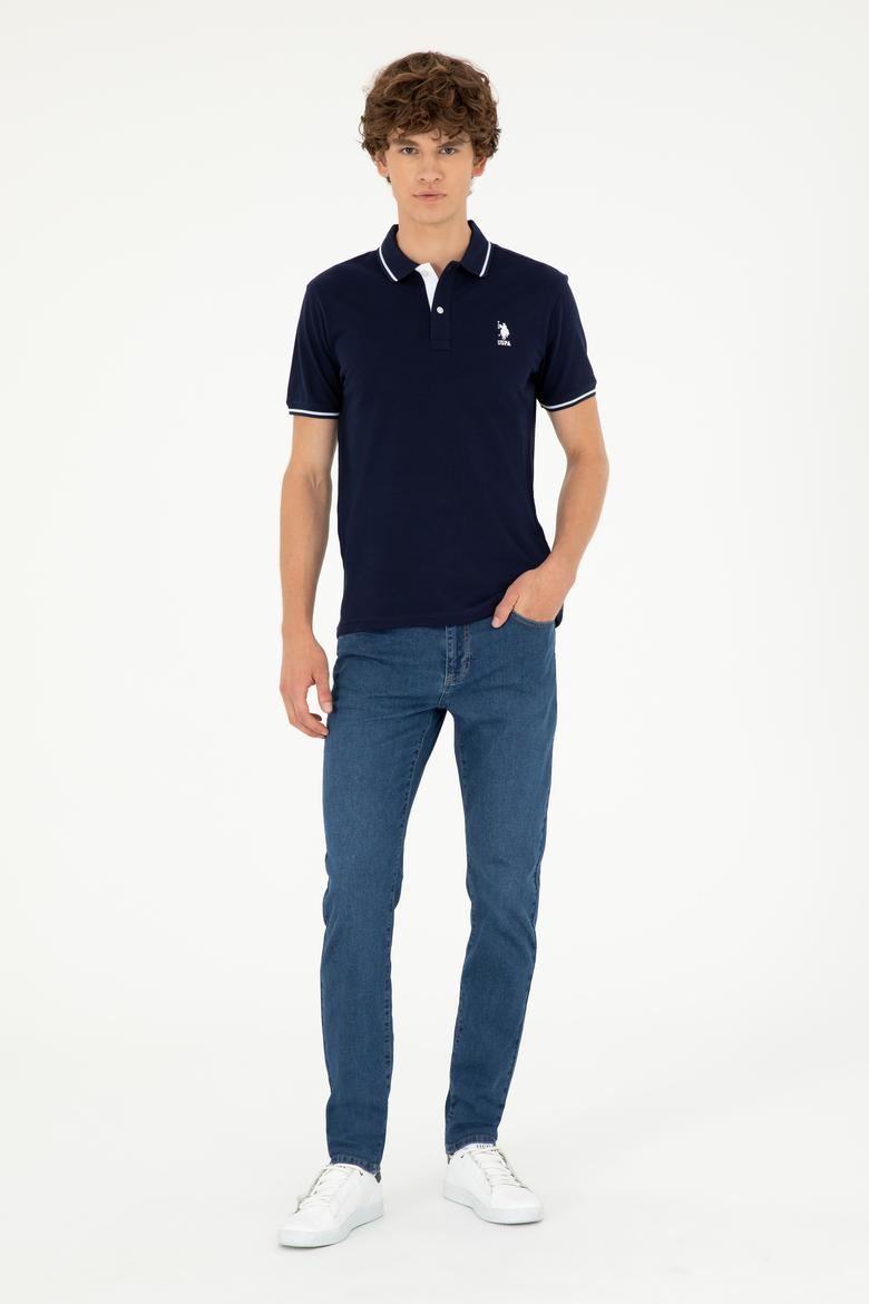 Erkek Lacivert Basic Tişört - 50284631049