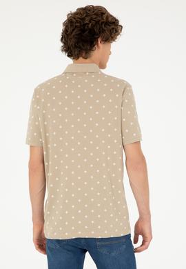 Erkek Regular Fit Polo Yaka Açık Haki Tişört - 50281941047