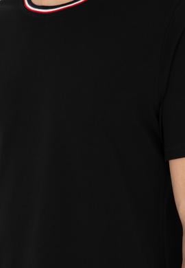 Erkek Regular Fit Bisiklet Yaka Siyah Tişört - 50294289028