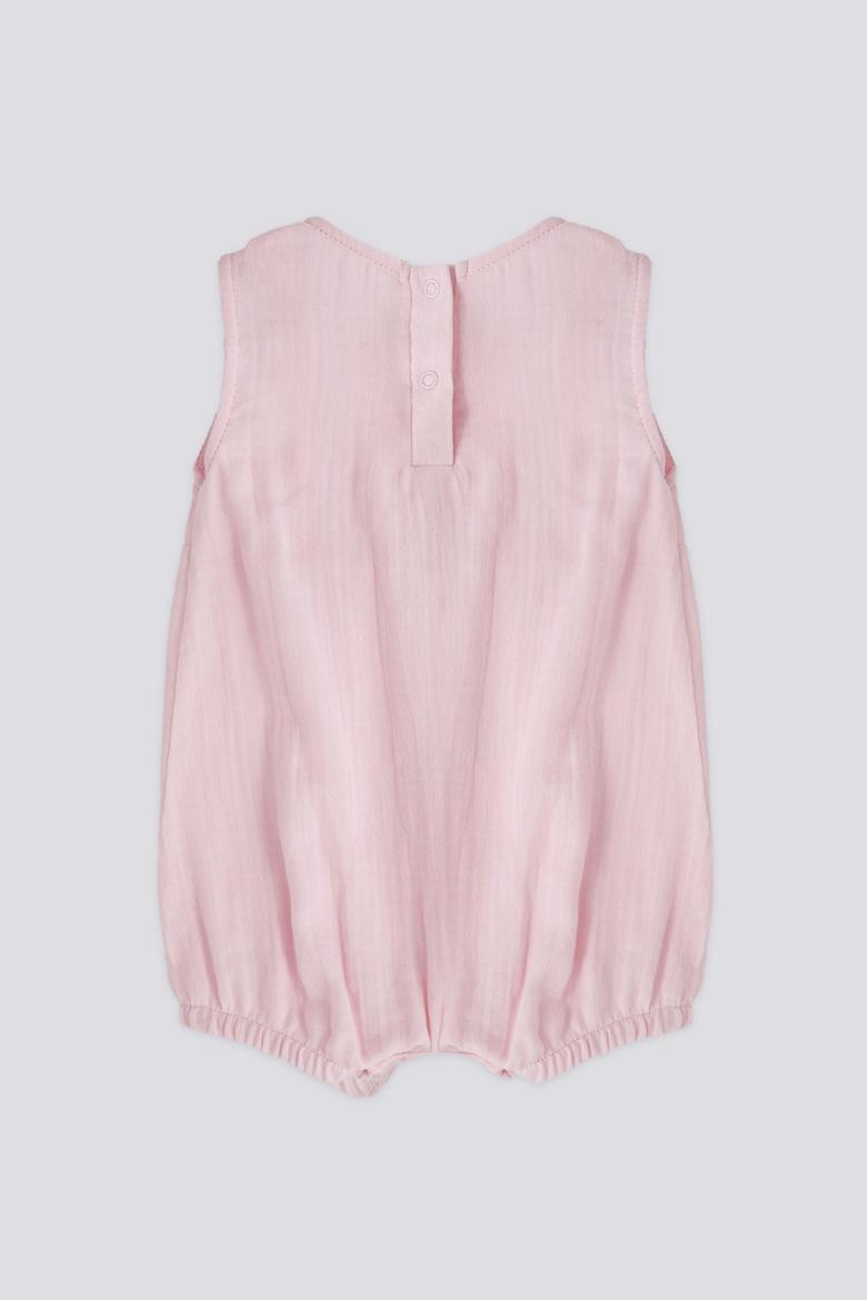 Kız Bebek Pembe Fırfırlı Tulum - 50303764005