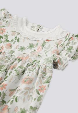 Kız Bebek Çiçekli Tulum - 50303772002