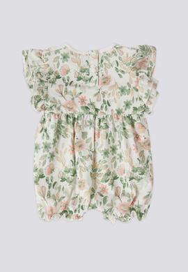 Kız Bebek Çiçekli Tulum - 50303772002