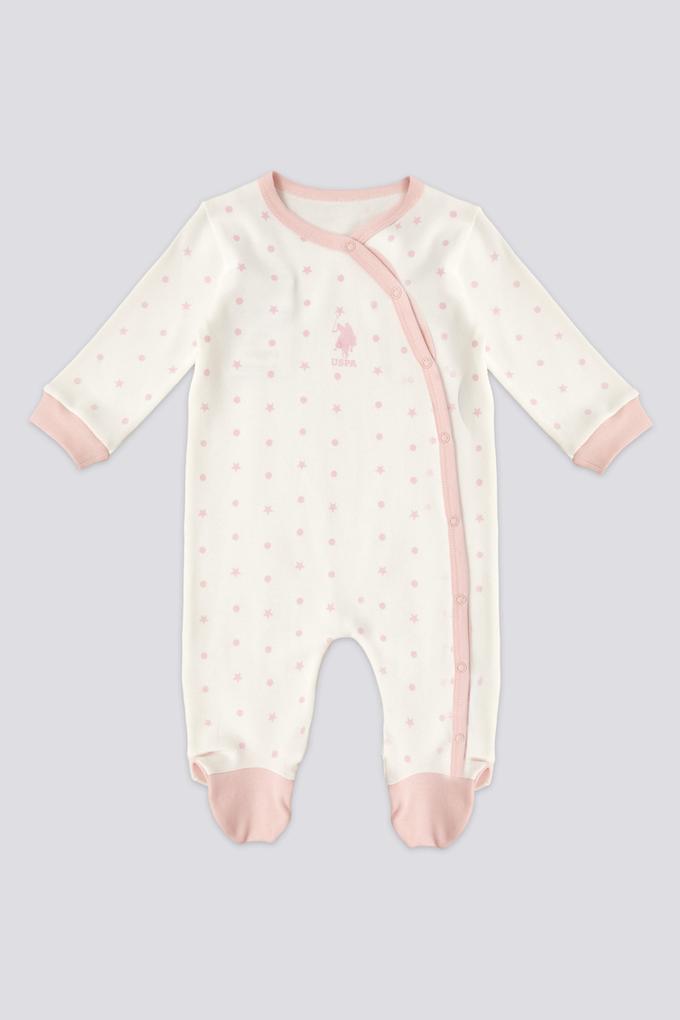 Kız Bebek Pembe Patikli Tulum