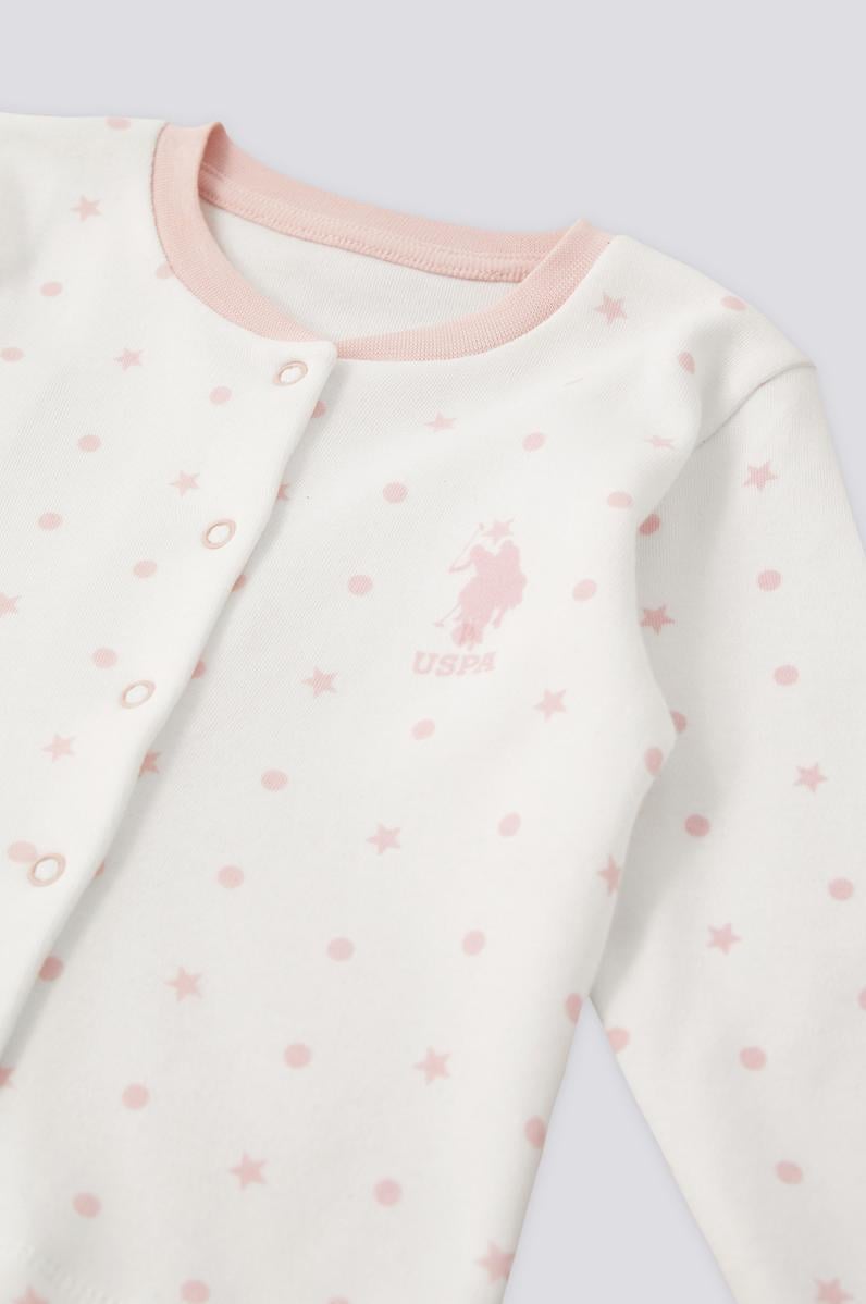 Kız Bebek Pembe Patikli 3'lü Takım