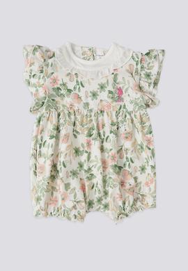 Kız Bebek Çiçekli Tulum - 50303772002