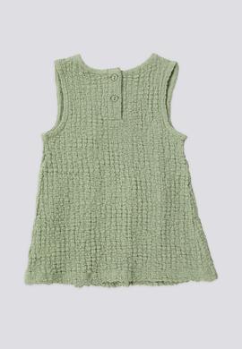 Kız Bebek Yeşil Kolsuz Elbise - 50303787003