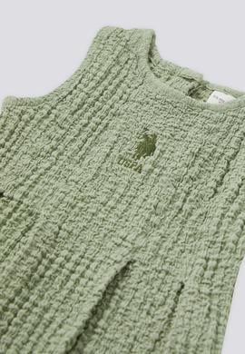 Kız Bebek Yeşil Kolsuz Elbise - 50303787003