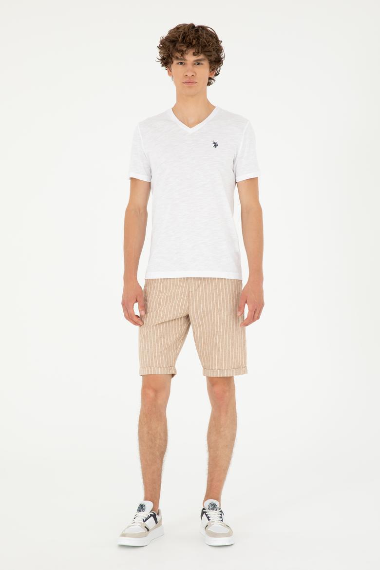 Erkek Beyaz Basic Tişört - 50279618007