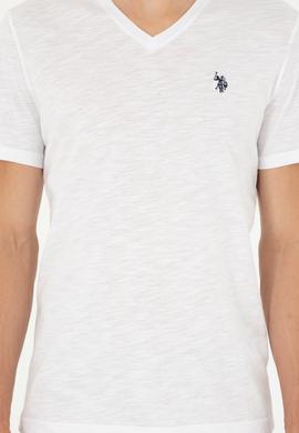 Erkek Beyaz Basic Tişört - 50279618007