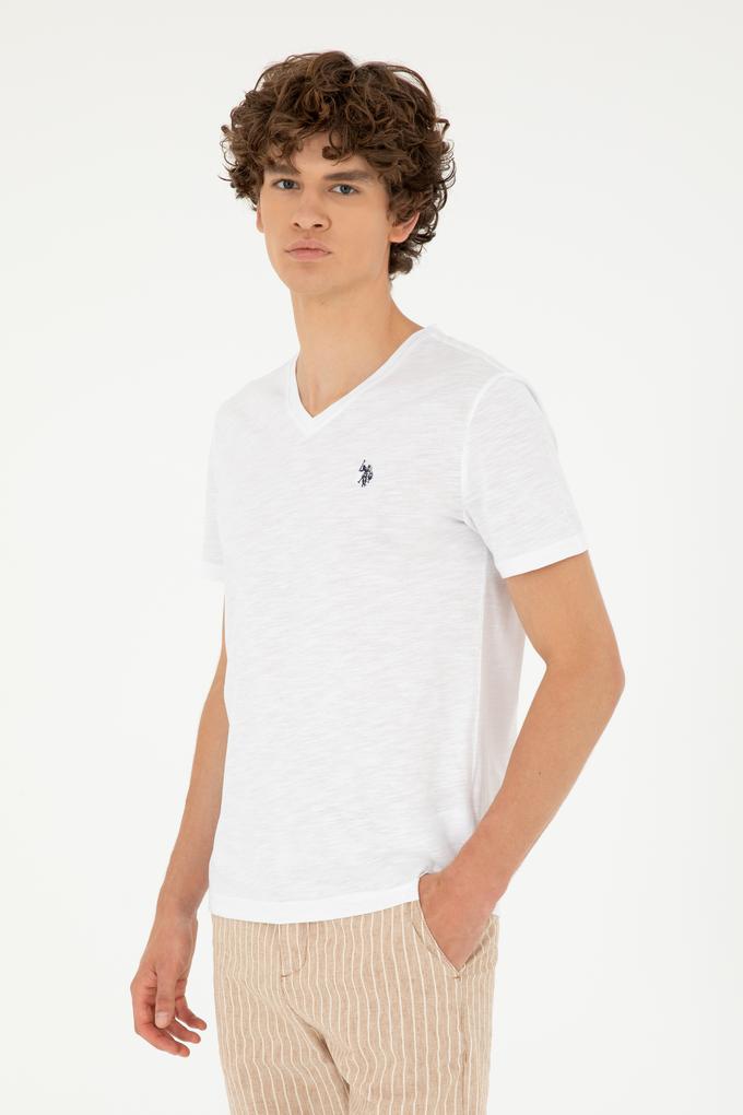 Erkek Beyaz Basic Tişört