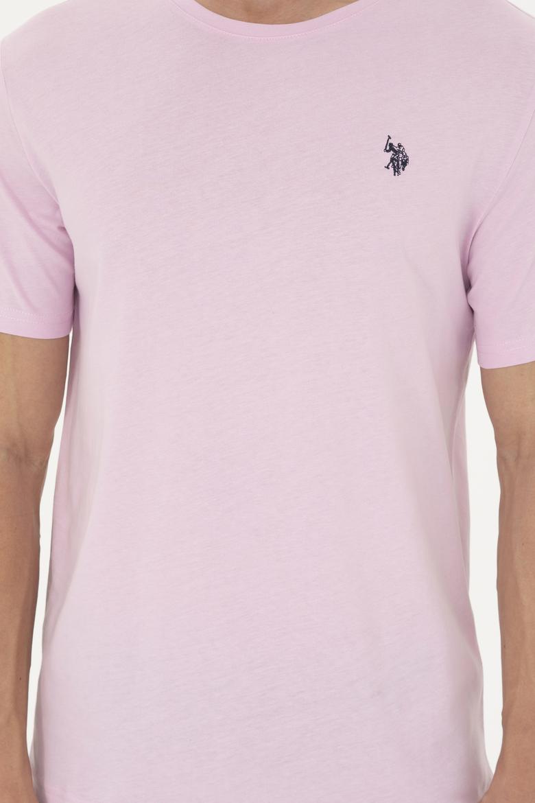 Erkek Pembe Basic Tişört - 50279632219