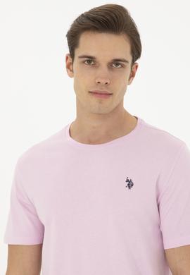 Erkek Pembe Basic Tişört - 50279632219