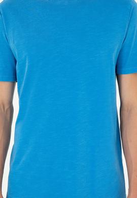 Erkek Regular Fit Bisiklet Yaka Saks Basic Tişört - 50279578071