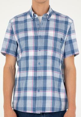 Erkek Saks Kısa Kollu Gömlek - 50282892013