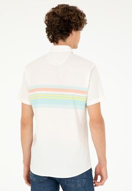 Erkek Mint Kısa Kollu Gömlek - 50283688006